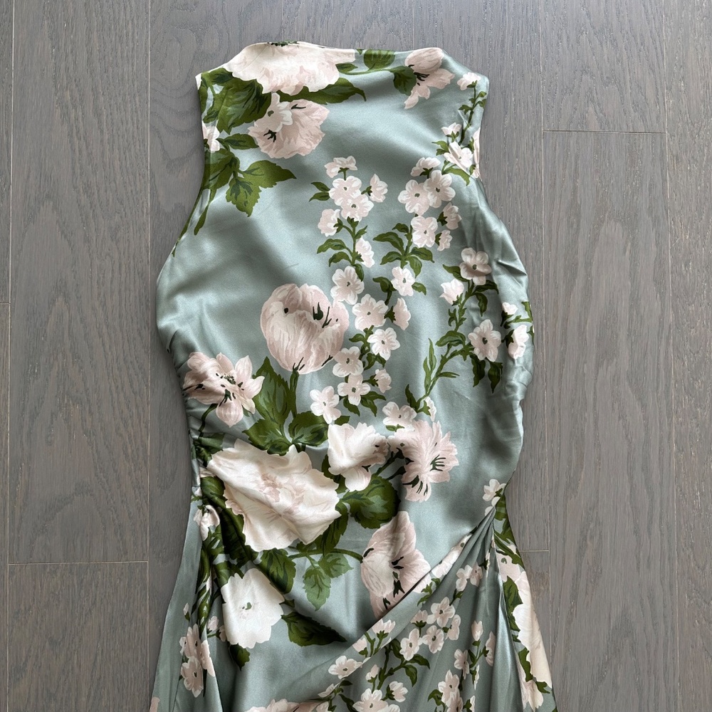 Reformation Sage Green Floral Maxi Dress - Picture 5 of 11